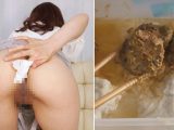 実録・面接に来た女に下剤を飲ませ排泄姿を覗いた上、 ウンコを採取してみた。14